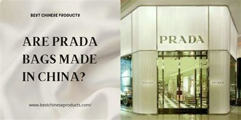 is prada made in china|prada ownership.